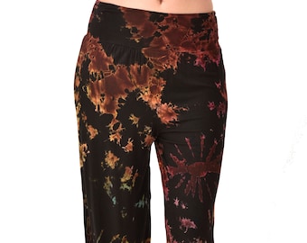 Tie Dye Harem Pants: Bohemian Festival Yoga Pants