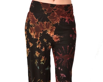 Sarouel Tie Dye Sarouel Tie Dye Pantalon de yoga Tie Dye Pantalon hippie Pantalon tie-dye Pantalon bohème Reverse Tie Dye Pantalon festival