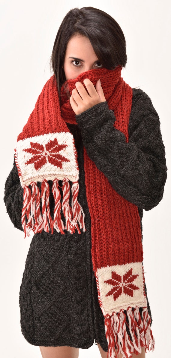 Sciarpe Lana Lavorata Con Le Mani Fare Una Sciarpa Con Le Mani