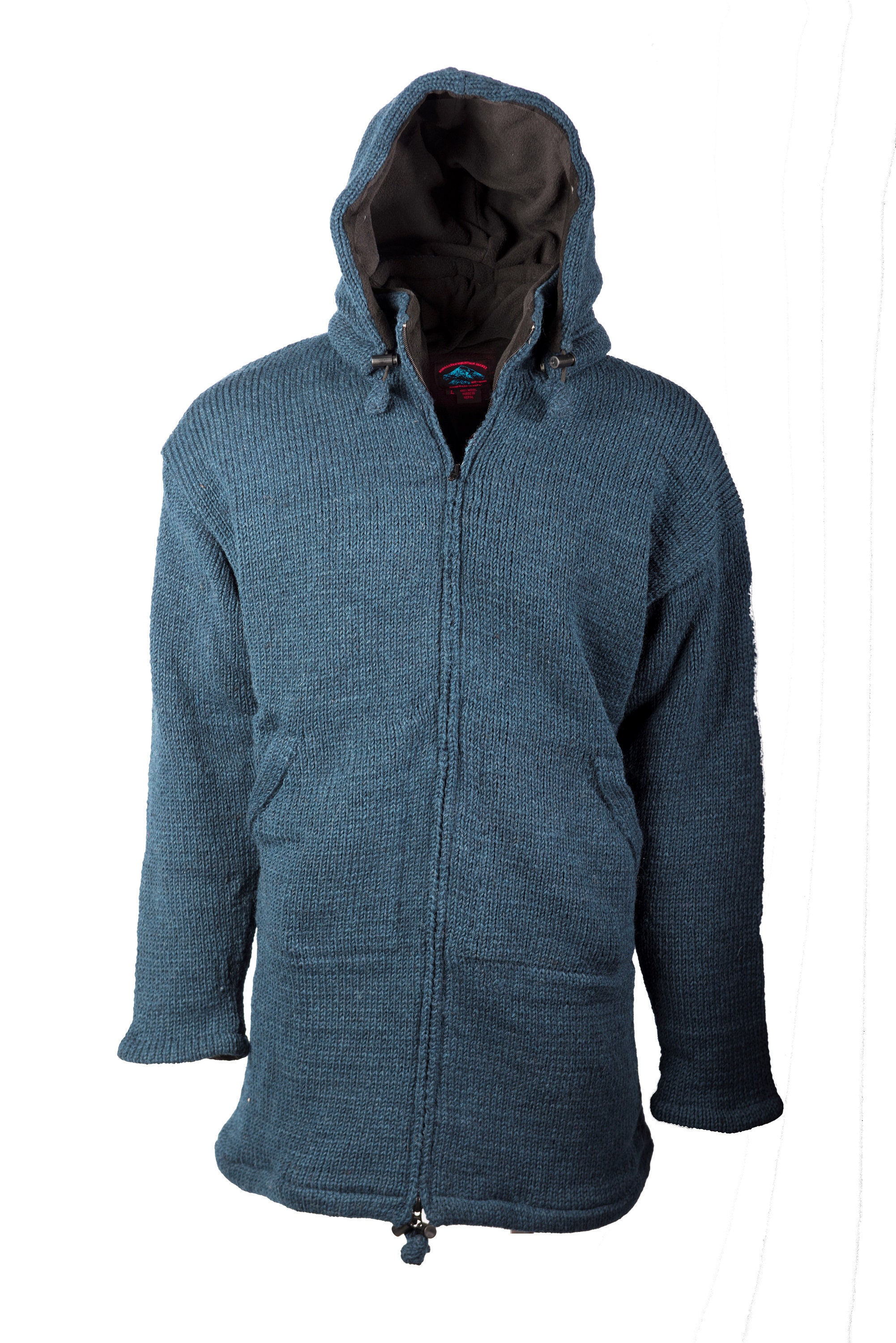 Hand Made Wool Coat Himalayan Mountain Jacket Wool Sweater Etsy