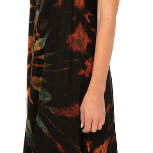 Dress v neck halter maxi with low back dress tie dye
