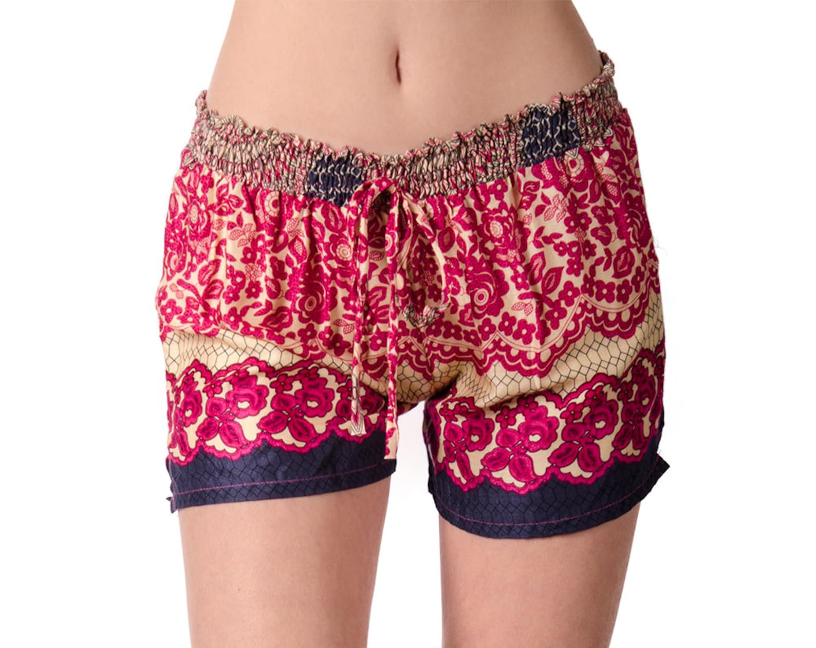 Print Shorts Women Shorts Hippie Shorts Boho Shorts Bohemian Etsy