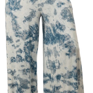 Indigo Wide Leg Pants Hippie Pants Indigo Pants Boho Chic Pants Bohemian Pants Natural Handmade Natural Indigo