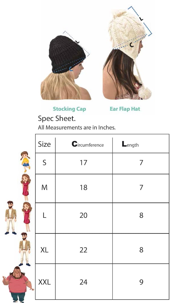Hand Knitted Merino Wool Sherpa Hat: Fleece Lined Chullo - Etsy display picture 3