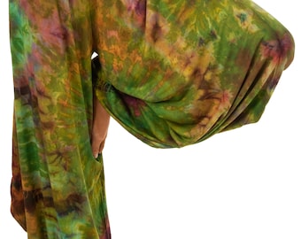 Pantalones Tie Dye, pantalones de yoga Tie Dye, pantalones harem Tie Dye, pantalones de yoga Tie Dye, pantalones hippies Tie Dye, pantalones boho Tie Dye, pantalones de festival con teñido inverso