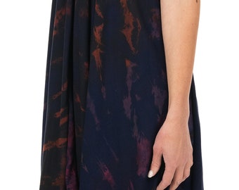 Viskose Tie Dye Sommerkleid: Boho Festival Kleid, passend für Größen 2-18