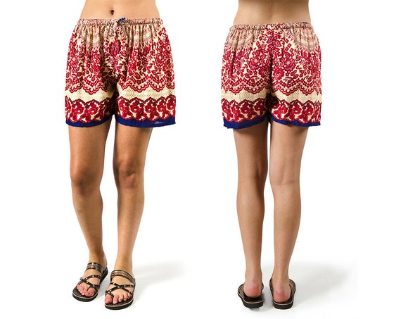Shorts estampados mujeres pantalones cortos hippies Boho | Etsy México
