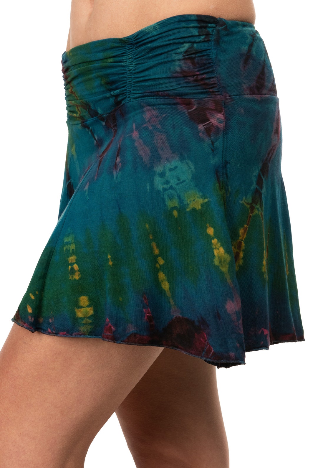 【I AM MARI】Paykan Banding Skirt Ring Band Waist Pleats Mini Skirt (2 Colors) - DMANC | 60