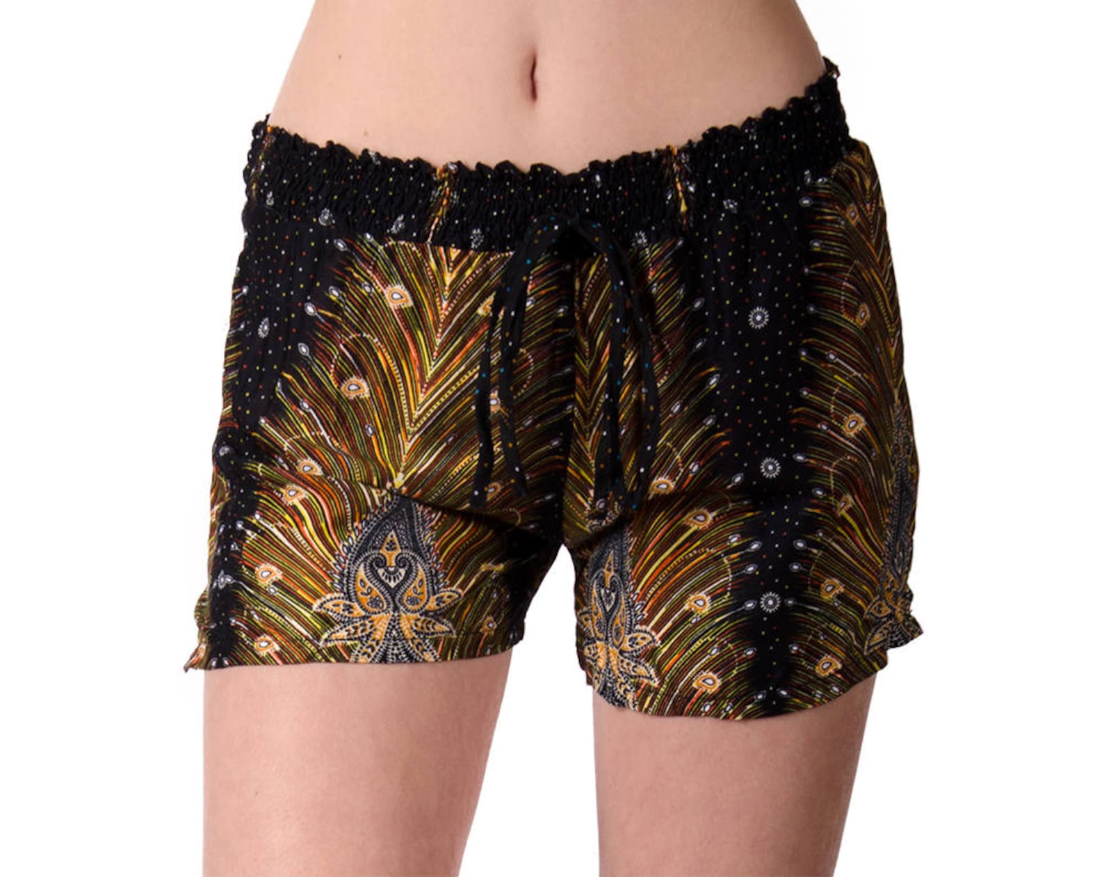 Print Shorts Women Shorts Hippie Shorts Boho Shorts Bohemian Etsy