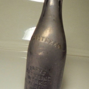 Paris Texas, Paris Bottling Works, Amethyst Beer/Soda Bottle Extremely Rare