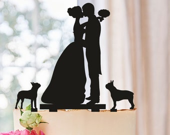 dog I licked it its mine, FREE SHIP funny cake topper Collie dog wedding cake topper pawsnclaws collie