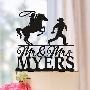 Cowboy Wedding Cake Topper, Western Cake Topper, Cowboy and Cowgirl Bride and Groom cake topper, Horse Cake Topper, farmers wedding topper