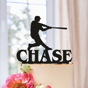 Baseball birthday Cake Topper, Personalised Baseball Cake Topper, Baseball party Cake Topper, Baseball  Cake Topper, Birthday Decoration