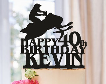 Snowmobile Cake Topper,snow mobile outdoor Cake Topper,Silhouette Snowmobile,Snowmobile birthday Cake Topper,Snowmobile party Topper (0513)