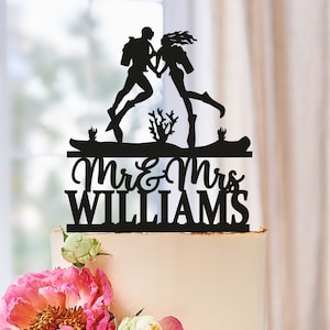 Scuba Diving Cake Topper, Scuba Wedding Cake Topper, Diving Wedding Cake Topper, Scuba Diver Couple Cake Topper,scuba diver Cake Topper 0606