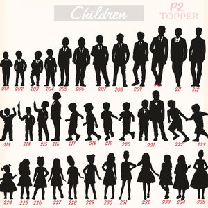 Family Cake Topper with kids, Family Wedding Cake Toppers, Cake Topper with boys, Mr And Mrs Cake Topper With Children, Topper with sons 624 image 3