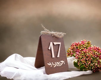 Table Numbers - Wedding Table Numbers - Rustic Table Decor - Wooden Table Numbers - Wedding Reception Decor