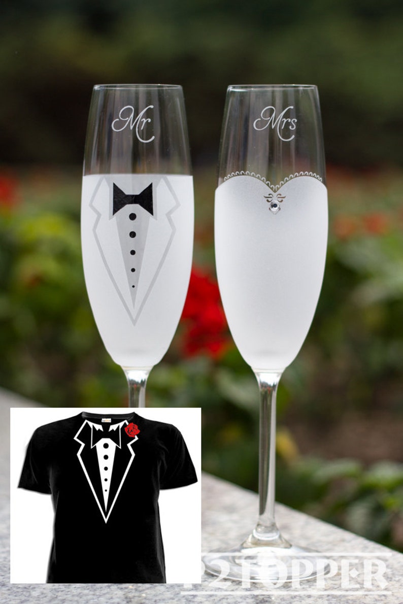 Bride and Groom Champagne Glasses Wedding Glasses Wedding Etsy