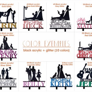Frisbee Wedding Cake Topper,Frisbee Golfers Cake Topper,Disc Golf Wedding Cake Topper,Frisbee Cake Topper,Bride and Groom Wedding Topper image 13
