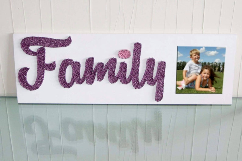 Family String Art Unique Handmade Housewarming Gift Idea Home Decor