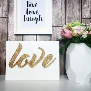 Liebe String Kunst einzigartige handgemachte Housewarming Geschenk Idee Home Decor Wandbehang Dekor Wand Kunst Holzschild Wanddekoration von DeeisforDaisy