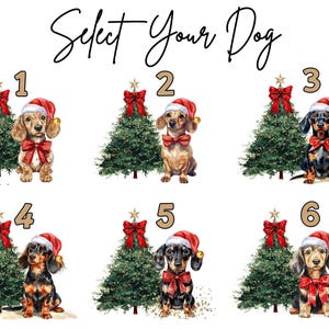 Personalized Dachshund Ornament, Daschund Christmas Ornament, Puppy Dog First Christmas, New Puppy Owner Gift For Doxie Mom Keepsake immagine 3