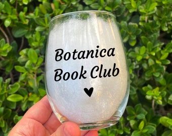 Book Club Gift, Book Squad Wine Glass, Funny Glass, Book club glass, Book club wine glass, Gift for Friend, Mom Gift, Read Between The Wines