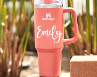 Personalized Name Vinyl Decal for 40oz Tumbler Water Cup Custom Vinyl Sticker for Travel Tumbler Mug DIY Decal Vinyl Monogram DECAL ONLY