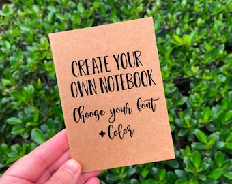 Custom Journal, Personalized Notebook,Custom Notebook with Logo,Custom Journal,Writing Journal, Custom Spiral Notebook, Custom Text Journal,