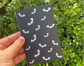Bat Notebook - Ruled Line, Halloween Notebook,Bat Planner, Halloween Journal, School Notebook, Halloween gift, Halloween notebooks, Bat gift