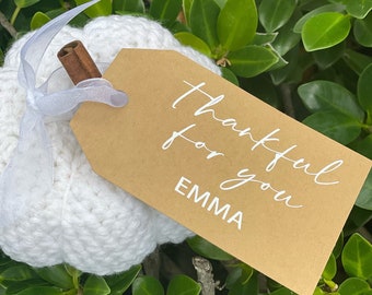 Thanksgiving Place Card, Thanksgiving Name Card Tags, Thanksgiving Napkin Tags, Printed Thankful and Grateful Place Cards, Table setting