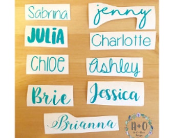 Name Decal | Personalized Name Decal | Any Word Sticker | Custom Decal | Yeti Cup Decal | Car Decal | Vinyl Decal | Name Vinyl Decal