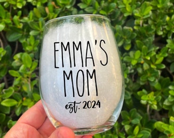 Mama Mug, New Mom Gift Ideas, First Time Mom Gift, New Parent Gift, mom wine glass, Mothers day 2024, Mothers day gift, mothers day glass