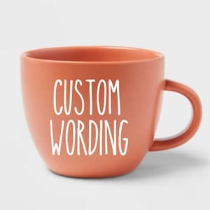 Custom Logo Coffee Mug Personalized Gift, Pottery Mug Custom Gift, Personalized Thanksgiving Mug Christmas Gifts, Housewarming Gift Ideas