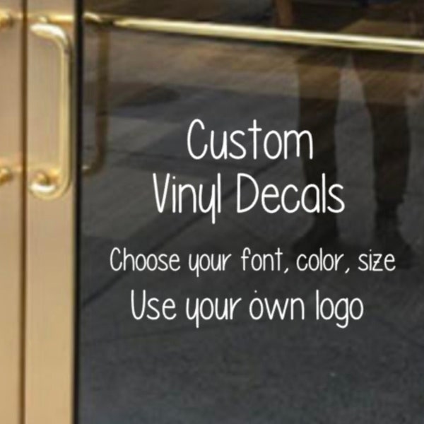 Inside Car Window Custom Decals Etsy