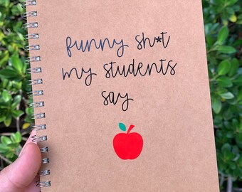 Teacher Notebook, Teacher Gifts, Teacher Note Pad, Teacher Notebook, Teacher Appreciation Gift, Personalized Gift for Teacher, Teacher Gift