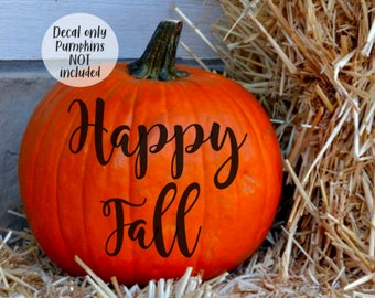 Halloween Pumpkin decals | Halloween stickers | Halloween decorations | window stickers| door decal | trick or treat | boo | happy Halloween