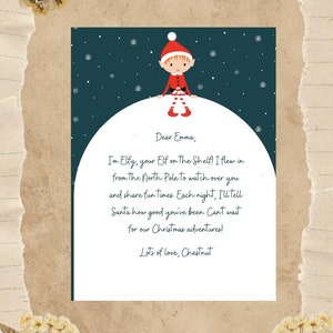 Editierbarer Abschiedsbrief Elfe Abschiedsbrief Elfe Abschiedsbrief Weihnachtself Abschied Auf Wiedersehen Brief