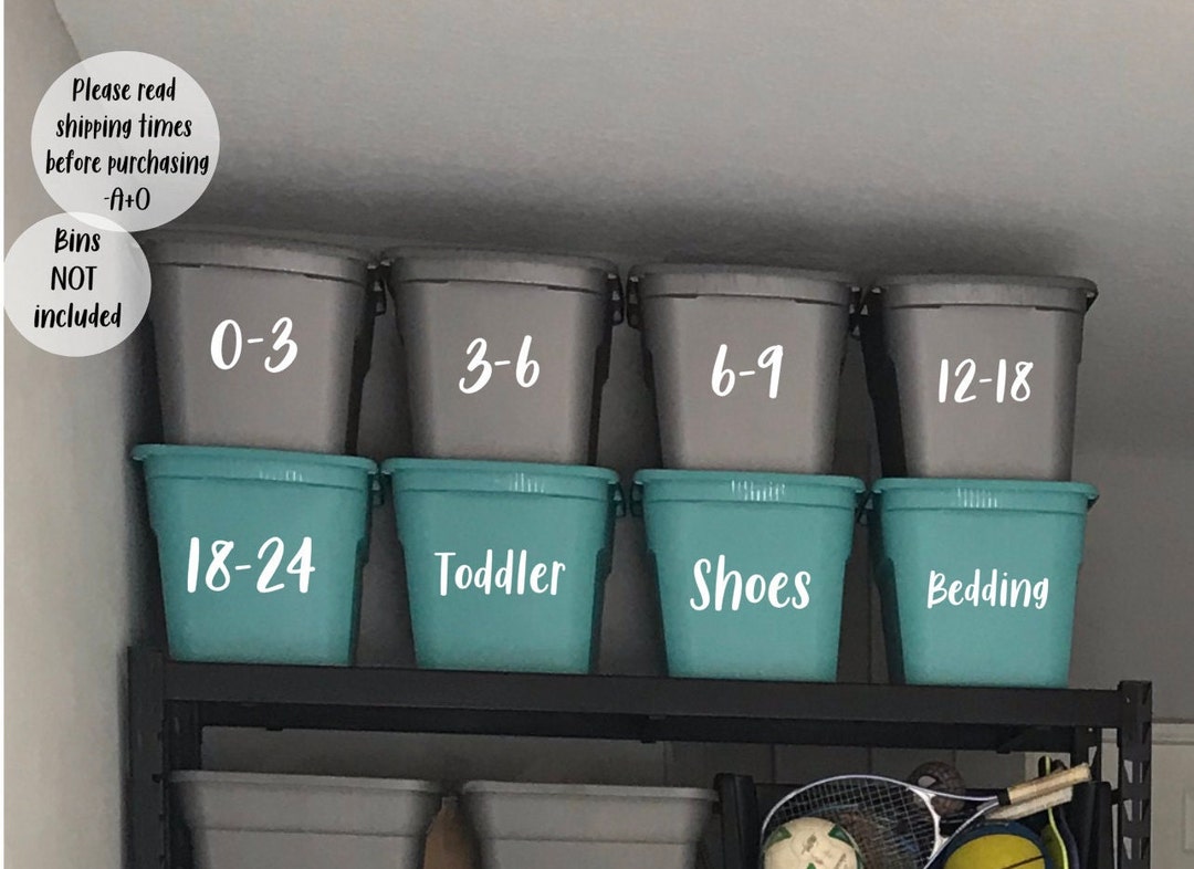 Baby Clothes Storage Bins, Baby Clothes Garage Storage, Baby Clothes