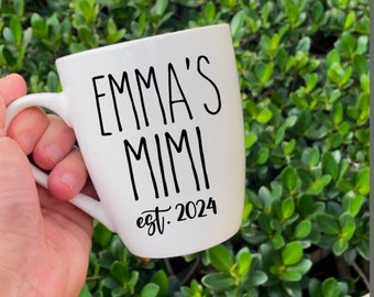 Mama Mug, New Mom Gift Ideas, First Time Mom Gift, New Parent Gift, Mimi mug, grandma, Mothers day 2024, Mothers day gift, mothers day mug