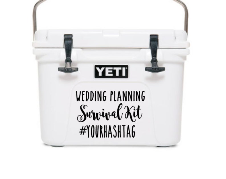 Yeti Cooler Decalname Decalmonogrammed Coolerboater Etsy