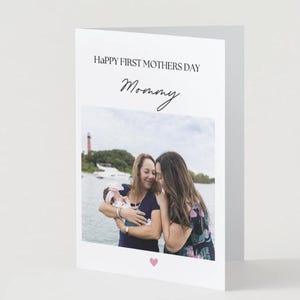 Cartão personalizado para o primeiro dia das mães, cartão para mamãe, lembrança para o dia das mães, presente para o primeiro dia das mães, cartão para nova mamãe, cartão personalizado para o primeiro dia das mães