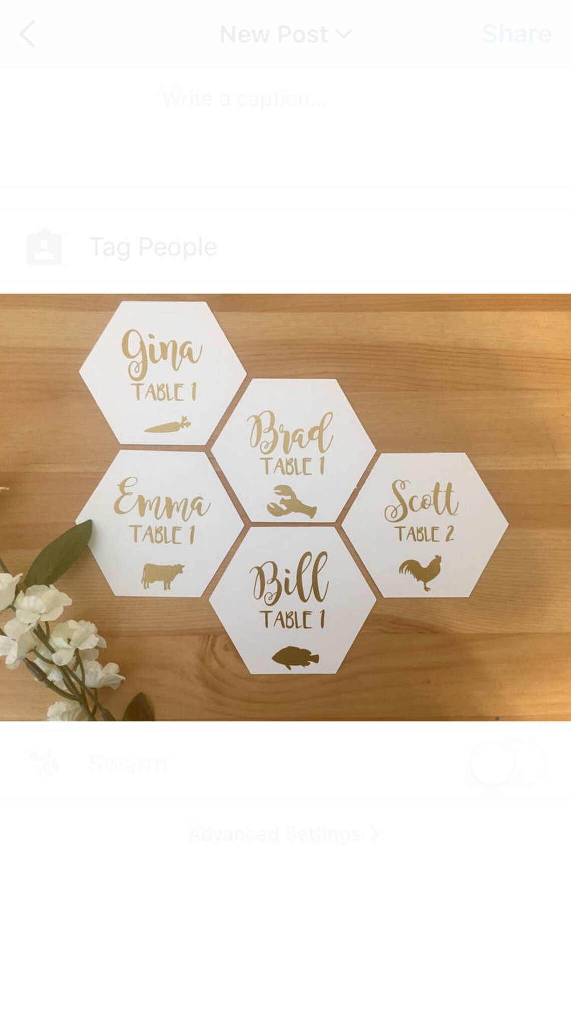 Meal Choice Place Card Meal Choice Stickers Decals for Etsy