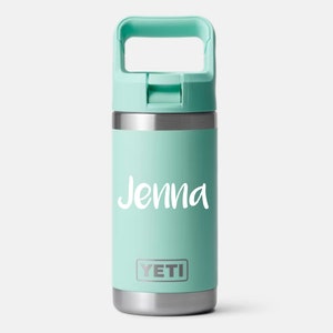 Personalized Name Vinyl Decal for Kids Jr 12oz Water Bottle Custom Vinyl Sticker for Kids Bottle DIY Decal Vinyl Monogram DECAL ONLY