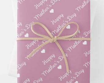 Happy Mother's Day Wrapping Paper / Mother's Day Wrapping Paper / Mum Wrapping Paper / Mother's Day Gifts / Mother's Day / Happy Mothers Day