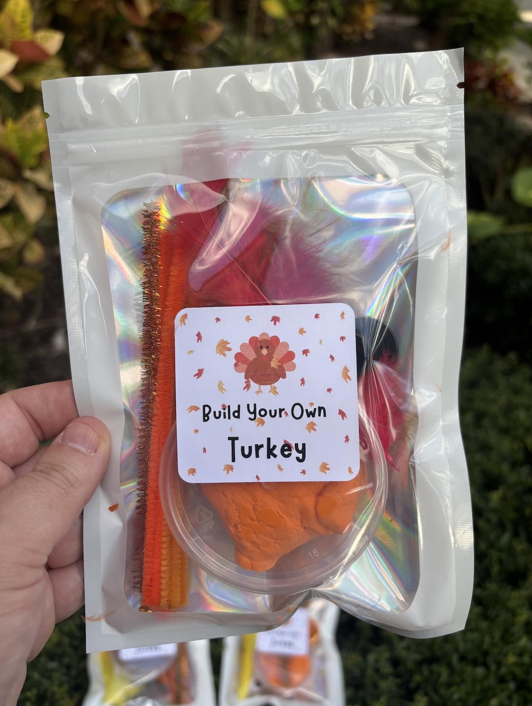 Build Your Own Turkey Kit for Thanksgiving Party Favor,classroom Craft ...
