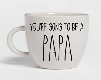 Happy First Fathers Day Mug, Personalized New Dad Mug, 1st Time Daddy Cup, Photo Mug For First Time Dad, grandpa Mug Baby announcement