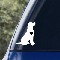 Yellow Lab Decal Sticker - Etsy