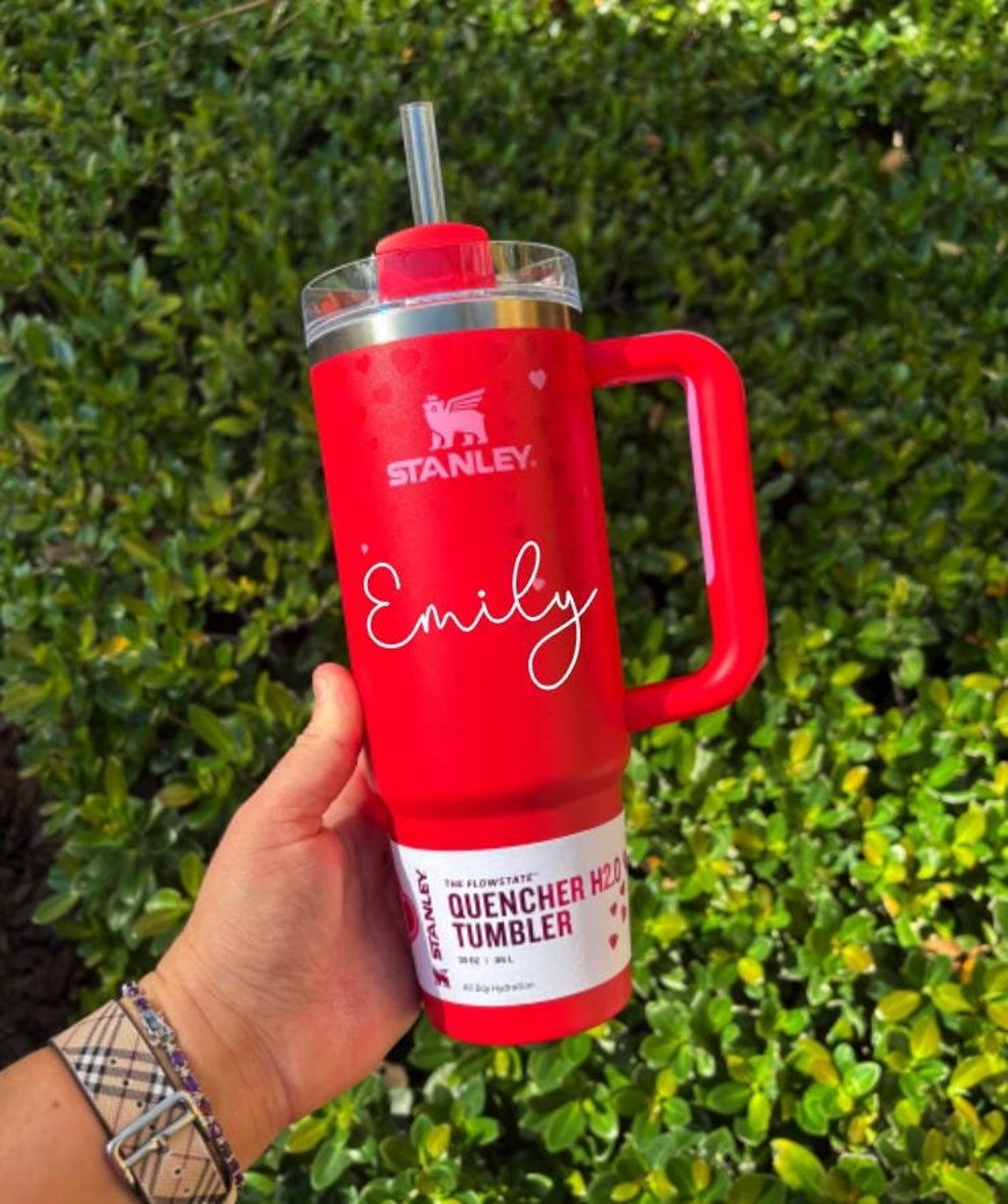Personalized Name Vinyl Decal for 40oz Tumbler Water Cup Custom Vinyl ...