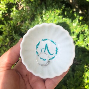 Personalized jewelry dish bridesmaid gift ring dish personalized gift for her personalized trinket dish bridesmaids wedding gifts ring dish